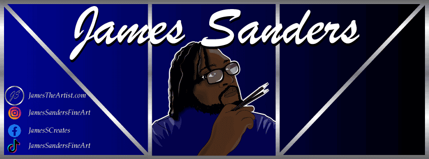Facebook header banner for James Sanders Fine Art
