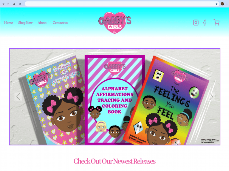 Screenshot image of Gabby's Girls and More website