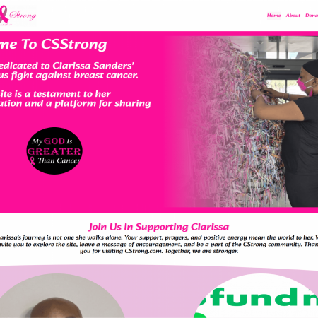 Image of CSStrong website
